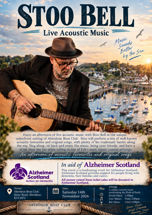 Acoustic Afternoon with Stoo Bell - In aid of Alzheimer Scotland.